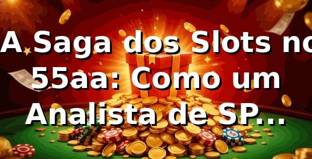 🎰 A Saga dos Slots no 55aa: Como um Analista de SP Decifrou os Caça-Níqueis na 55aa .com